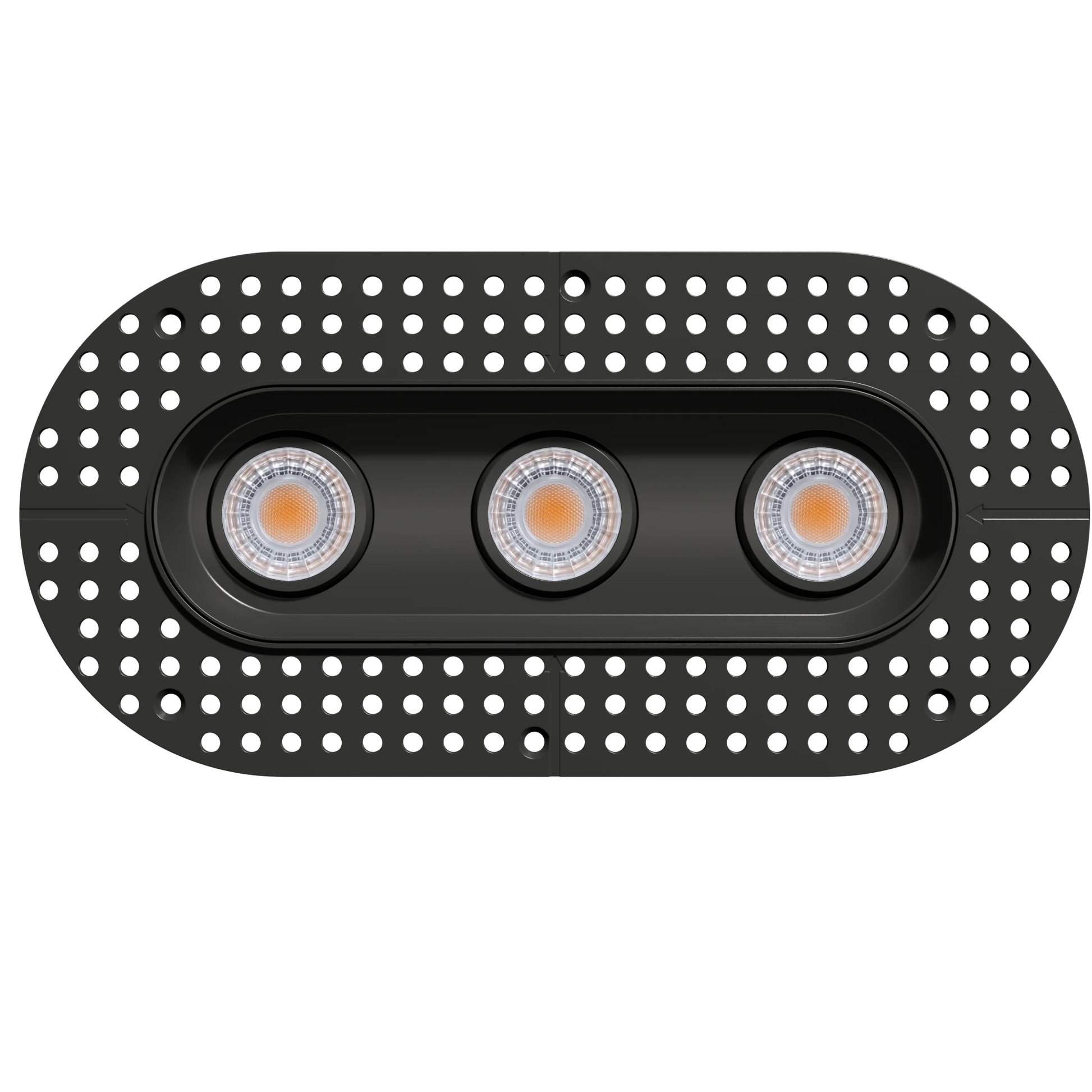 GDL-G23333Goodlite G - 23333 3" 23W 3 Head Oval Trimless Gimbal Selectable CCT