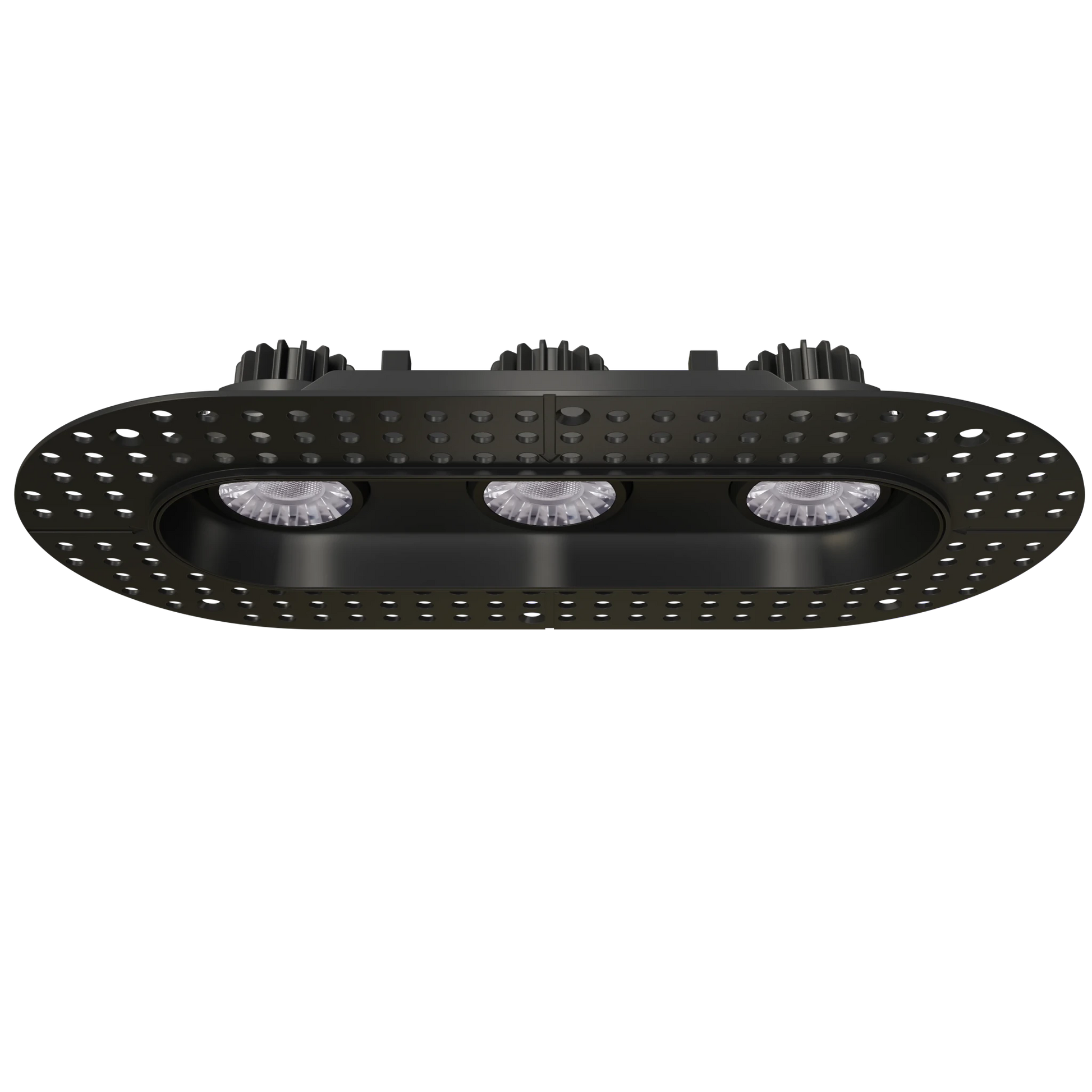 GDL-G23333Goodlite G - 23333 3" 23W 3 Head Oval Trimless Gimbal Selectable CCT