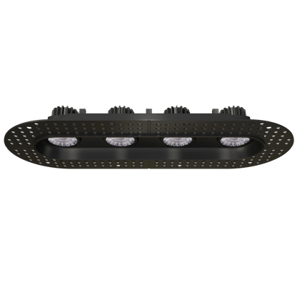 GDL-G23334Goodlite G - 23334 3" 30W 4 Head Oval Trimless Gimbal Selectable CCT