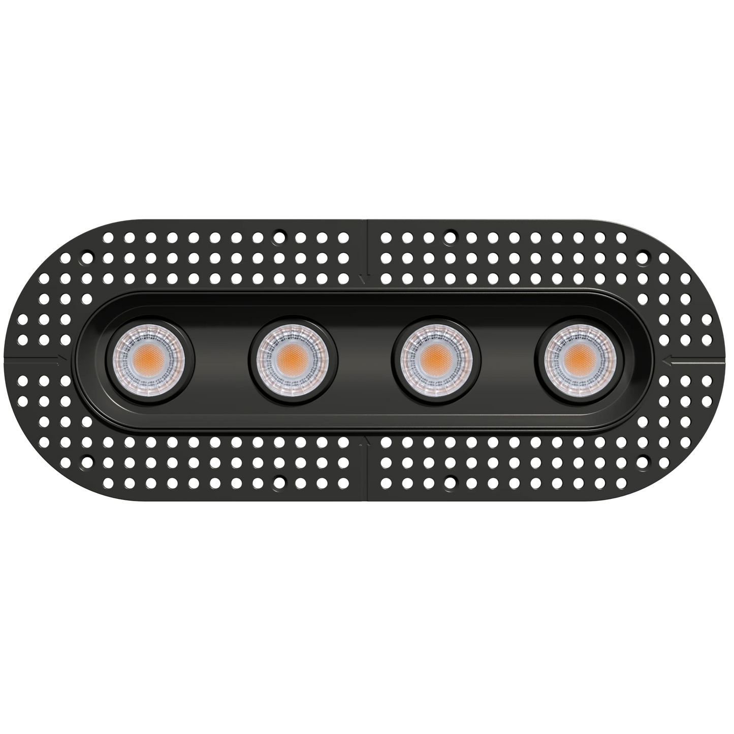 GDL-G23334Goodlite G - 23334 3" 30W 4 Head Oval Trimless Gimbal Selectable CCT