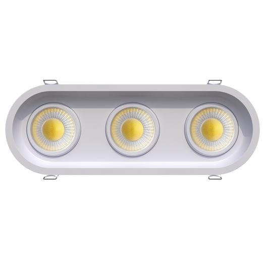 GDL-G23343Goodlite G - 23343 3.5" 40W 3 Head Gimbal Selectable CCT