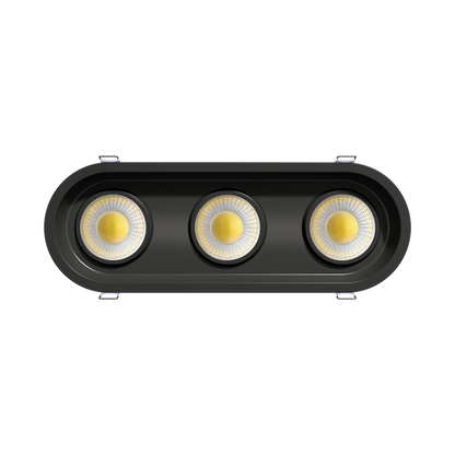 GDL-G23353Goodlite G - 23353 3.5" 40W 3 Head Gimbal Selectable CCT