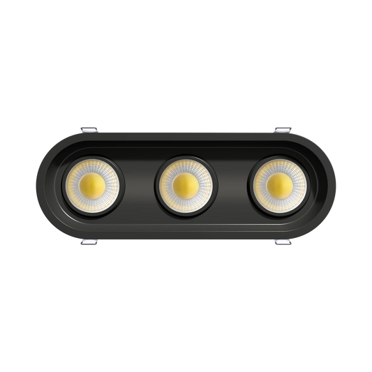 GDL-G23353Goodlite G - 23353 3.5" 40W 3 Head Gimbal Selectable CCT