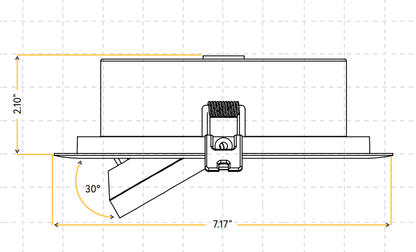 GDL - G25260Goodlite G - 25260 6" 20W LED Recessed Flat Gimbal Selectable CCT