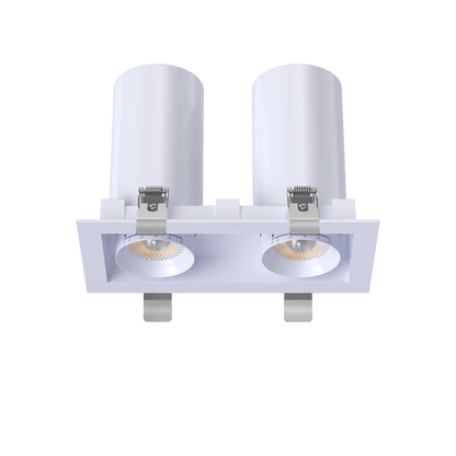 GDL-G32502Goodlite G - 32502 3" 24W Two Head Retractable Downlight Selectable CCT