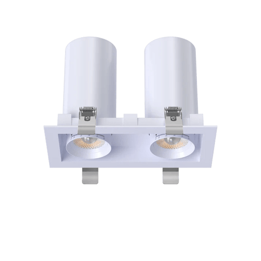 GDL-G32502Goodlite G - 32502 3" 24W Two Head Retractable Downlight Selectable CCT