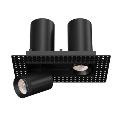 GDL-G32532Goodlite G - 32532 3" 24W Two Head Trimless Retractable Downlight Selectable CCT