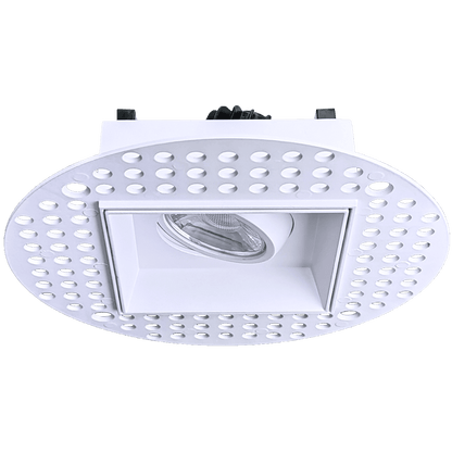 GDL - G95620Goodlite G - 95620 3″ 8W Square Trimless Gimbaled Spotlight Selectable CCT