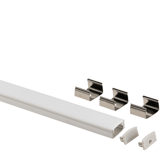 GDL - G96321 - 4Goodlite G - 96321 8FT Shallow Surface Mount LED Tape Channels .48"