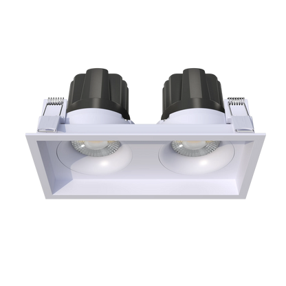 GDL-G98742Goodlite G - 98742 3.5" 40W Dual Head Gimbal Selectable CCT + Wattage