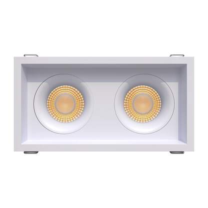 GDL-G98742Goodlite G - 98742 3.5" 40W Dual Head Gimbal Selectable CCT + Wattage