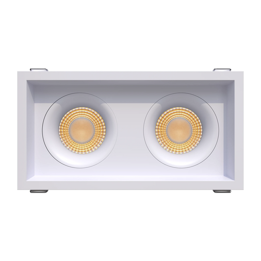GDL-G98742Goodlite G - 98742 3.5" 40W Dual Head Gimbal Selectable CCT + Wattage