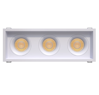 GDL-G98743Goodlite G - 98743 3.5" 60W Three Head Gimbal Selectable CCT + Wattage