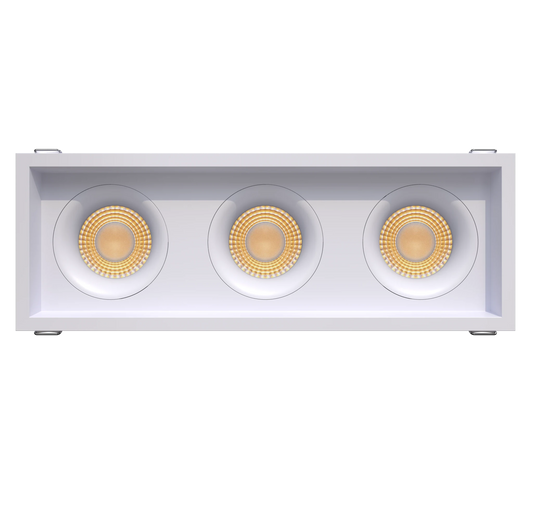 GDL-G98743Goodlite G - 98743 3.5" 60W Three Head Gimbal Selectable CCT + Wattage
