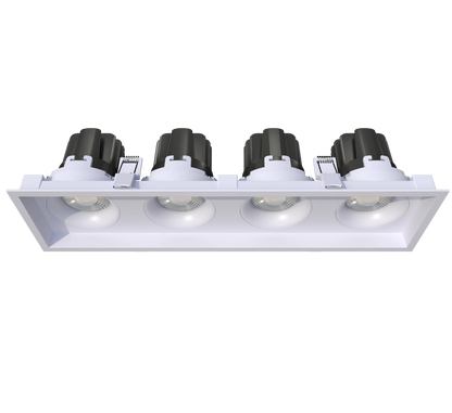 GDL-G98744Goodlite G - 98744 3.5" 80W Three Head Gimbal Selectable CCT + Wattage