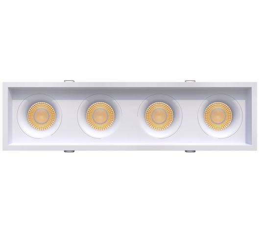 GDL-G98744Goodlite G - 98744 3.5" 80W Three Head Gimbal Selectable CCT + Wattage