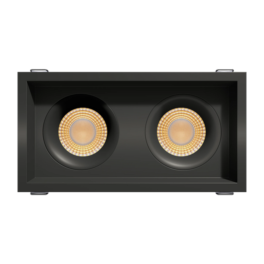 GDL-G98752Goodlite G-98752 3.5" 40W Dual Head Gimbal Selectable CCT + Wattage