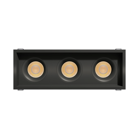 GDL-G98753Goodlite G-98753 3.5" 60W Three Head Gimbal Selectable CCT + Wattage