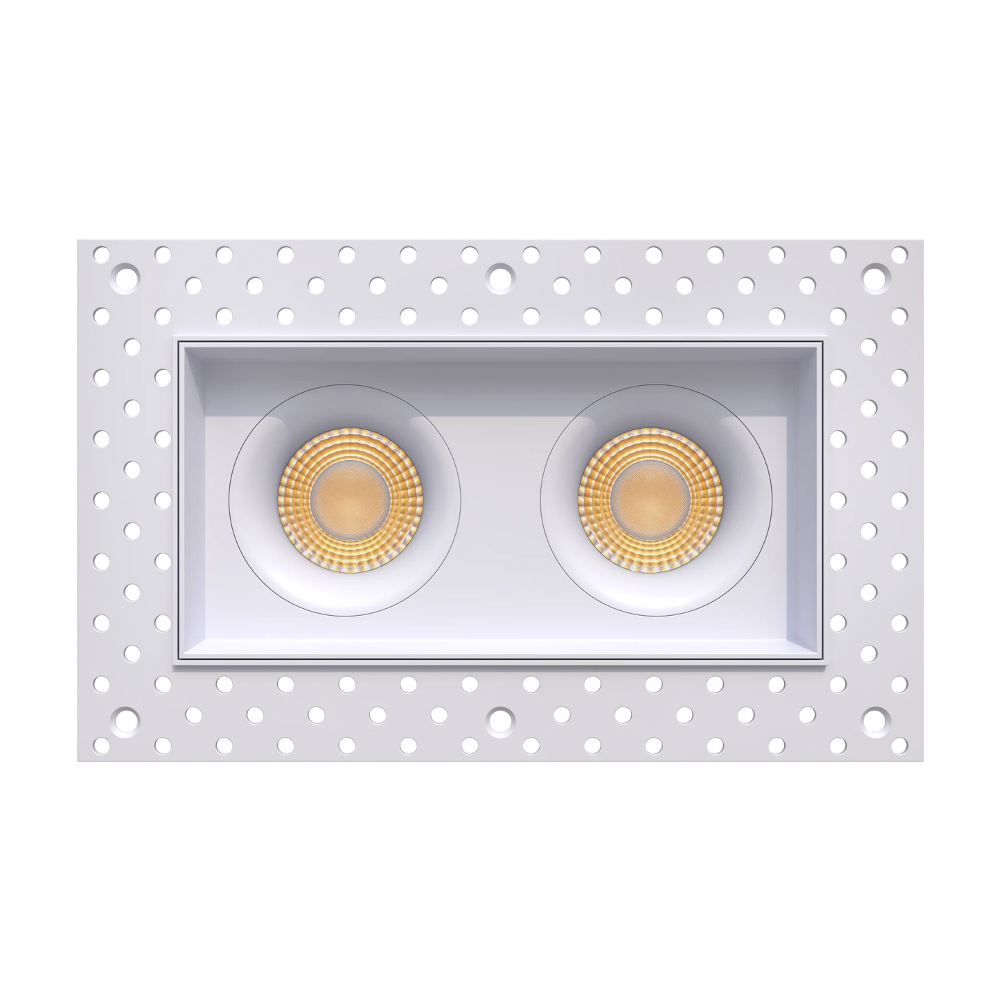 GDL-G98762Goodlite G - 98762 3.5" Trimless 40W Dual Head Gimbal Selectable CCT + Wattage