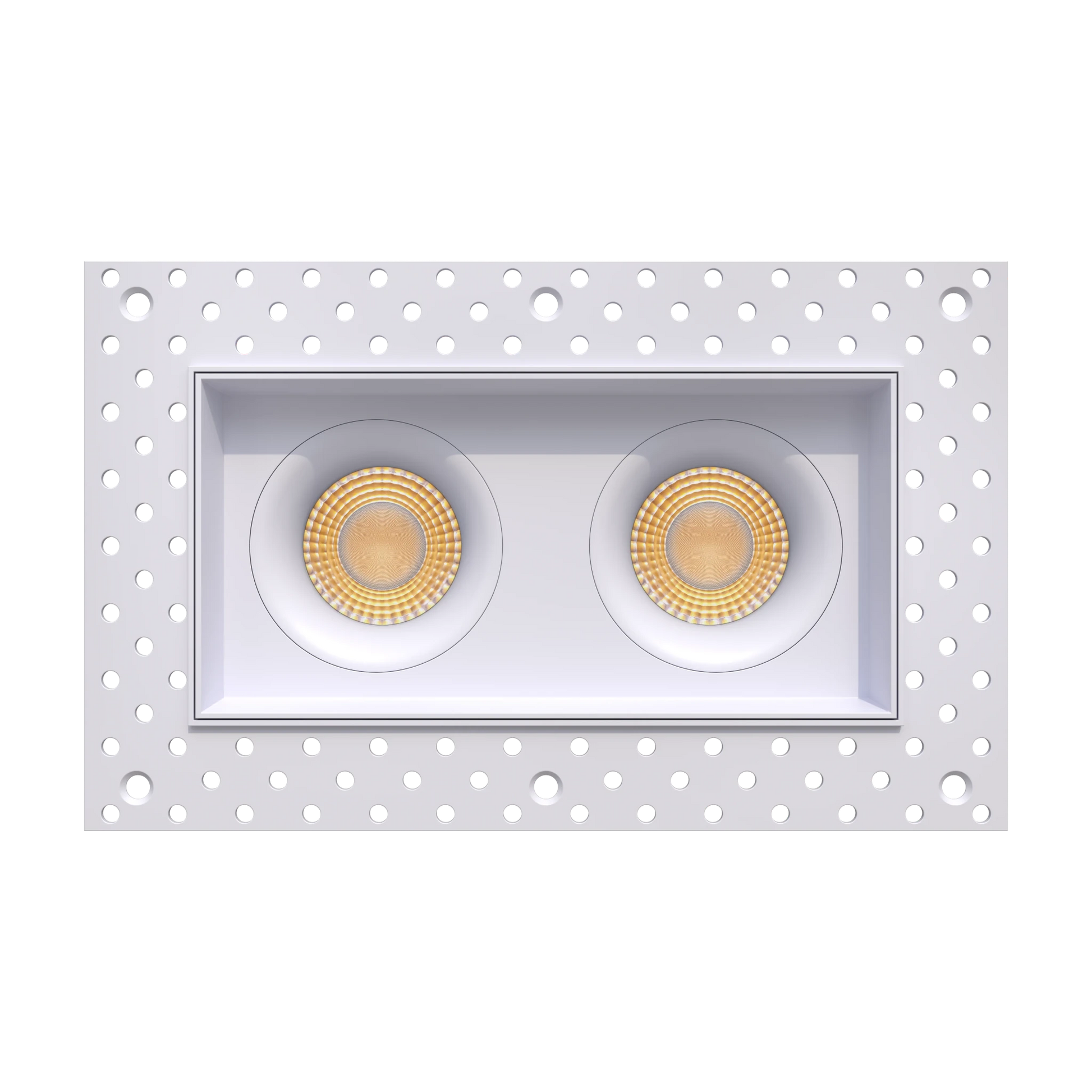 GDL-G98762Goodlite G - 98762 3.5" Trimless 40W Dual Head Gimbal Selectable CCT + Wattage