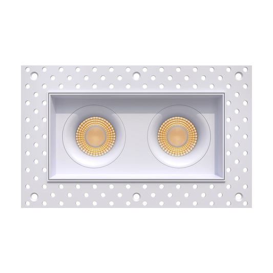 GDL-G98762Goodlite G - 98762 3.5" Trimless 40W Dual Head Gimbal Selectable CCT + Wattage