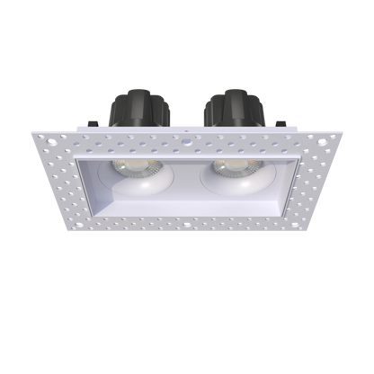 GDL-G98762Goodlite G - 98762 3.5" Trimless 40W Dual Head Gimbal Selectable CCT + Wattage