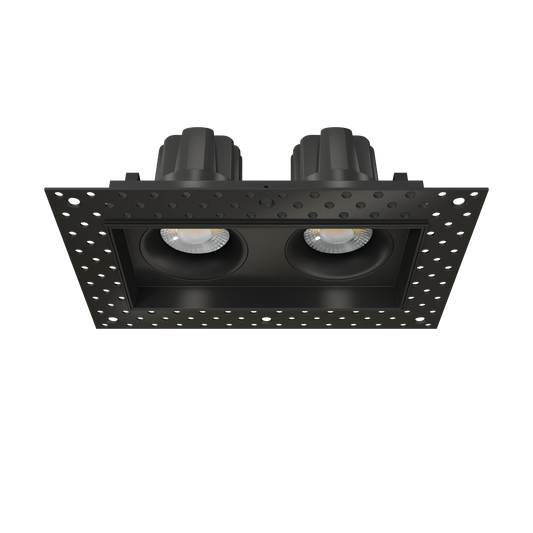 GDL-G98772Goodlite G-98772 3.5" Trimless 40W Dual Head Gimbal Selectable CCT + Wattage