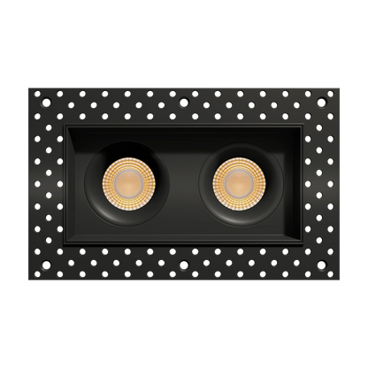 GDL-G98772Goodlite G-98772 3.5" Trimless 40W Dual Head Gimbal Selectable CCT + Wattage