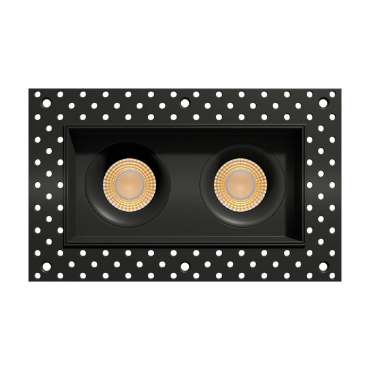 GDL-G98772Goodlite G-98772 3.5" Trimless 40W Dual Head Gimbal Selectable CCT + Wattage