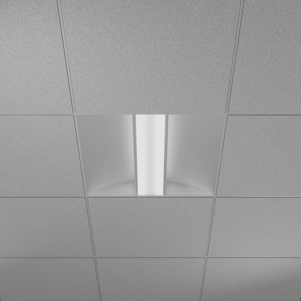 GDL-G98126Goodlite Neptune Center Indirect Troffer 2x2 50W LED Selectable CCT