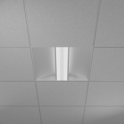 GDL-G98126Goodlite Neptune Center Indirect Troffer 2x2 50W LED Selectable CCT
