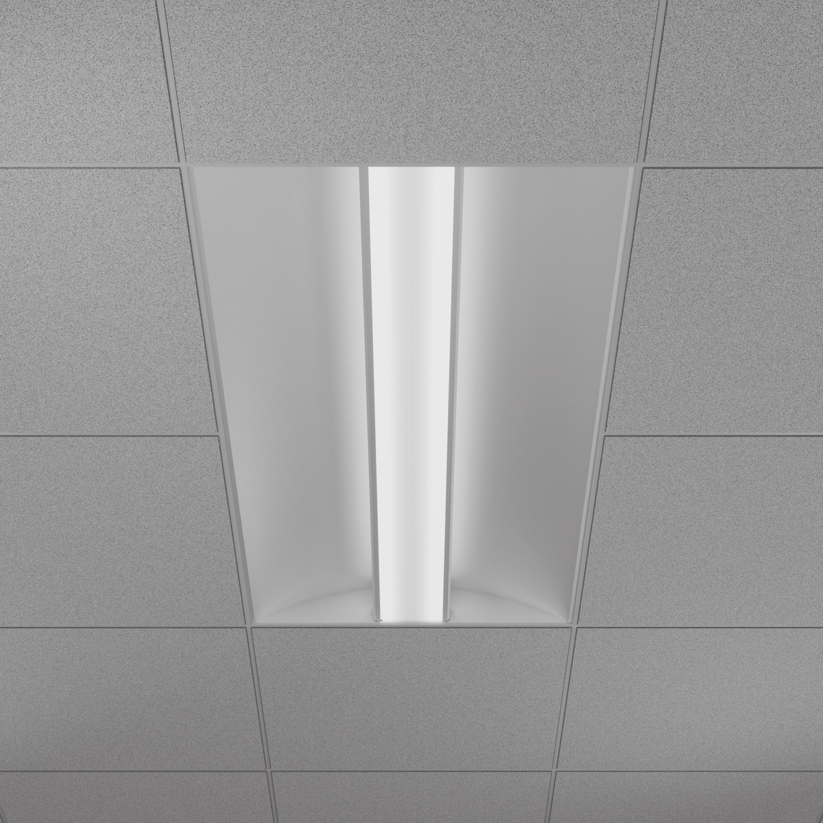 GDL-G98128Goodlite Neptune Center Indirect Troffer 2x4 72W LED Selectable CCT