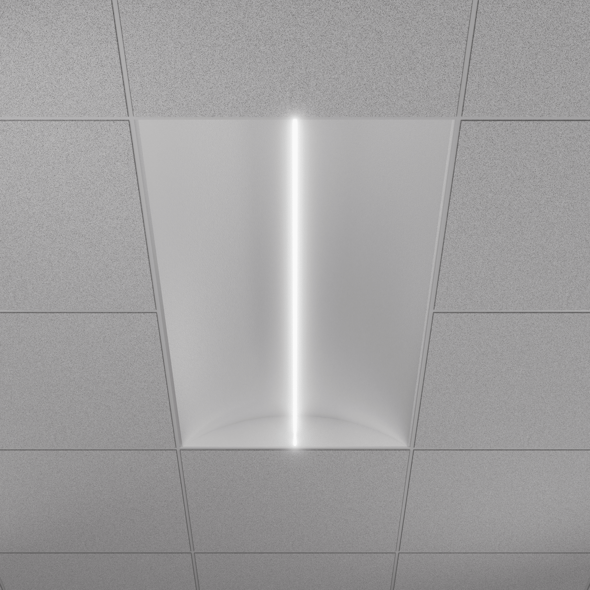 GDL-G98121Goodlite Neptune Center Line Troffer 2x4 72W LED Selectable CCT