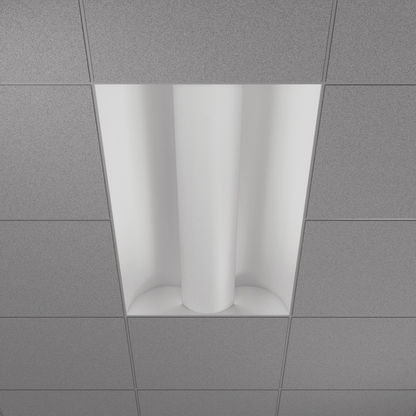 GDL-G98002Goodlite Neptune Indirect Center Net Basket Troffer 2x4 70W LED Selectable CCT
