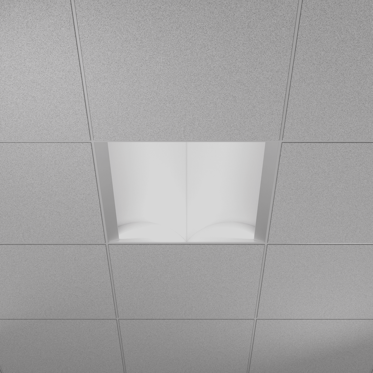 GDL-G98260Goodlite Neptune Indirect Double Vault Troffer 2x2 50W LED Selectable CCT