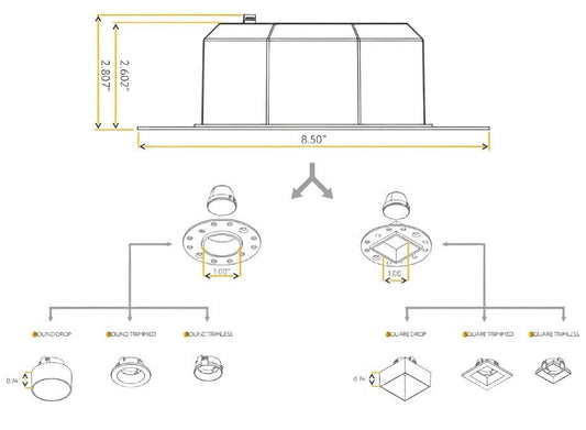 GDL - G11620Goodlite Silent Trims