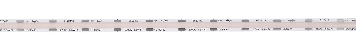 GDL-G99465Goodlite SOB 100FT LED Tape Light 5.5W/FT Tape 27K-50K