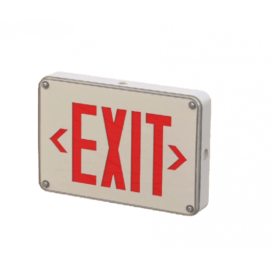 GBL-EX628RGreenBeam AQUASAFE 6" LED Exit Sign, Red, Weatherproof