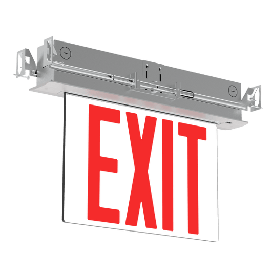 GBL-NYEX604GreenBeam EDGEX 8" NYC Approved Edge-Lit LED Exit Sign, Red, Remote Capable