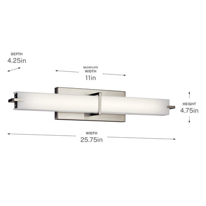 KICHLER-11146NILEDKICHLER 11146 19W LED 25.75" Linear Vanity Light 30K