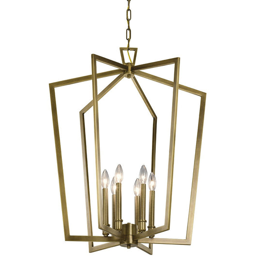KICHLER-43495NBRKICHLER Abbotswell 43495 24.75" 6-Light Chandelier