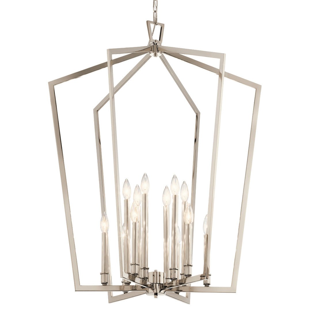 KICHLER-43496PNKICHLER Abbotswell 43496 30" 12-Light Foyer Chandelier