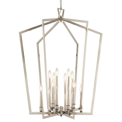 KICHLER-43496PNKICHLER Abbotswell 43496 30" 12-Light Foyer Chandelier
