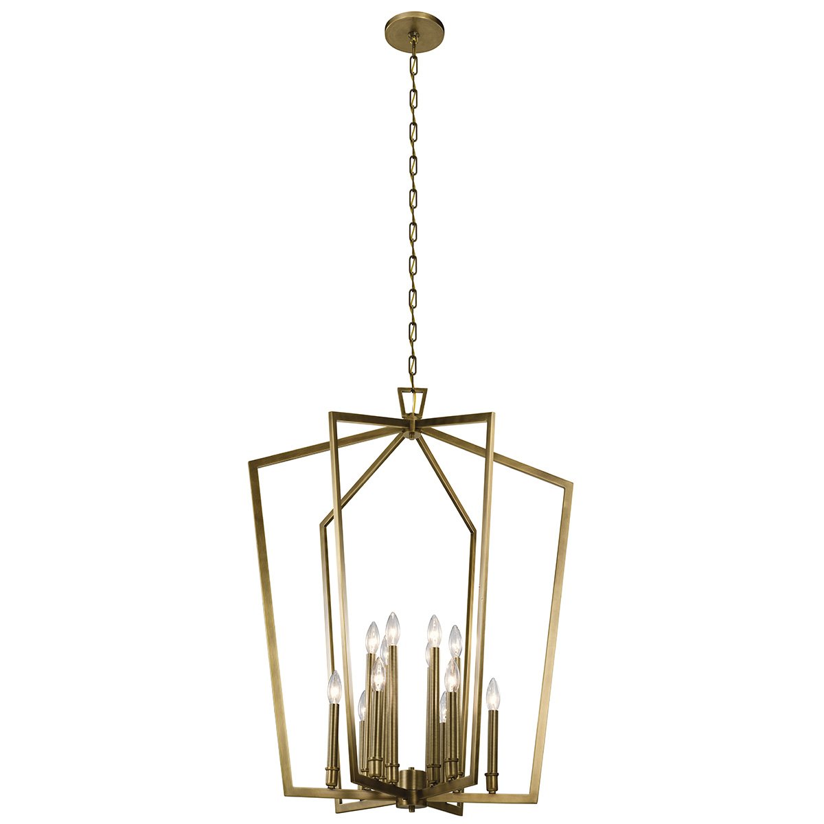 KICHLER-43496NBRKICHLER Abbotswell 43496 30" 12-Light Foyer Chandelier