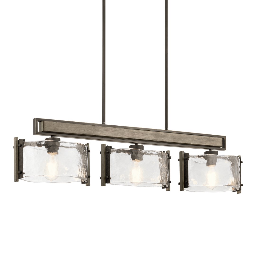 KICHLER-43896OZKICHLER Aberdeen 43896 8" 3-Light Linear Chandelier