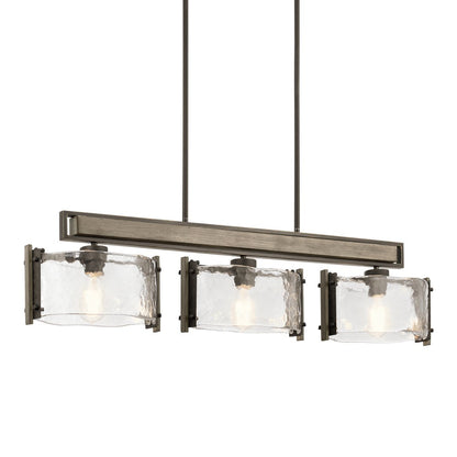 KICHLER-43896OZKICHLER Aberdeen 43896 8" 3-Light Linear Chandelier