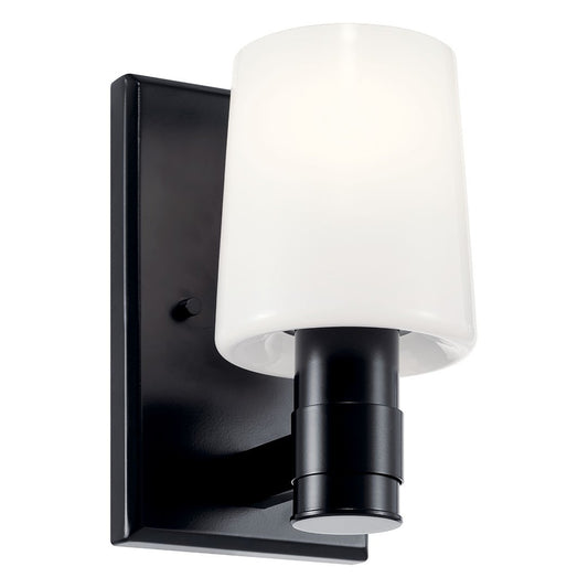 KICHLER-55174BKKICHLER Adani 55174 1 Light Vanity with Frosted Glass
