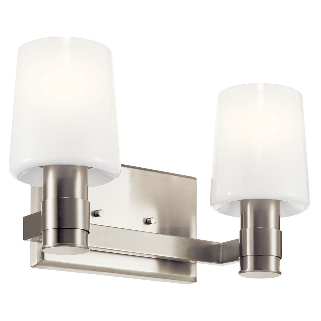 KICHLER-55175NIKICHLER Adani 55175 2 Light Vanity with Frosted Glass