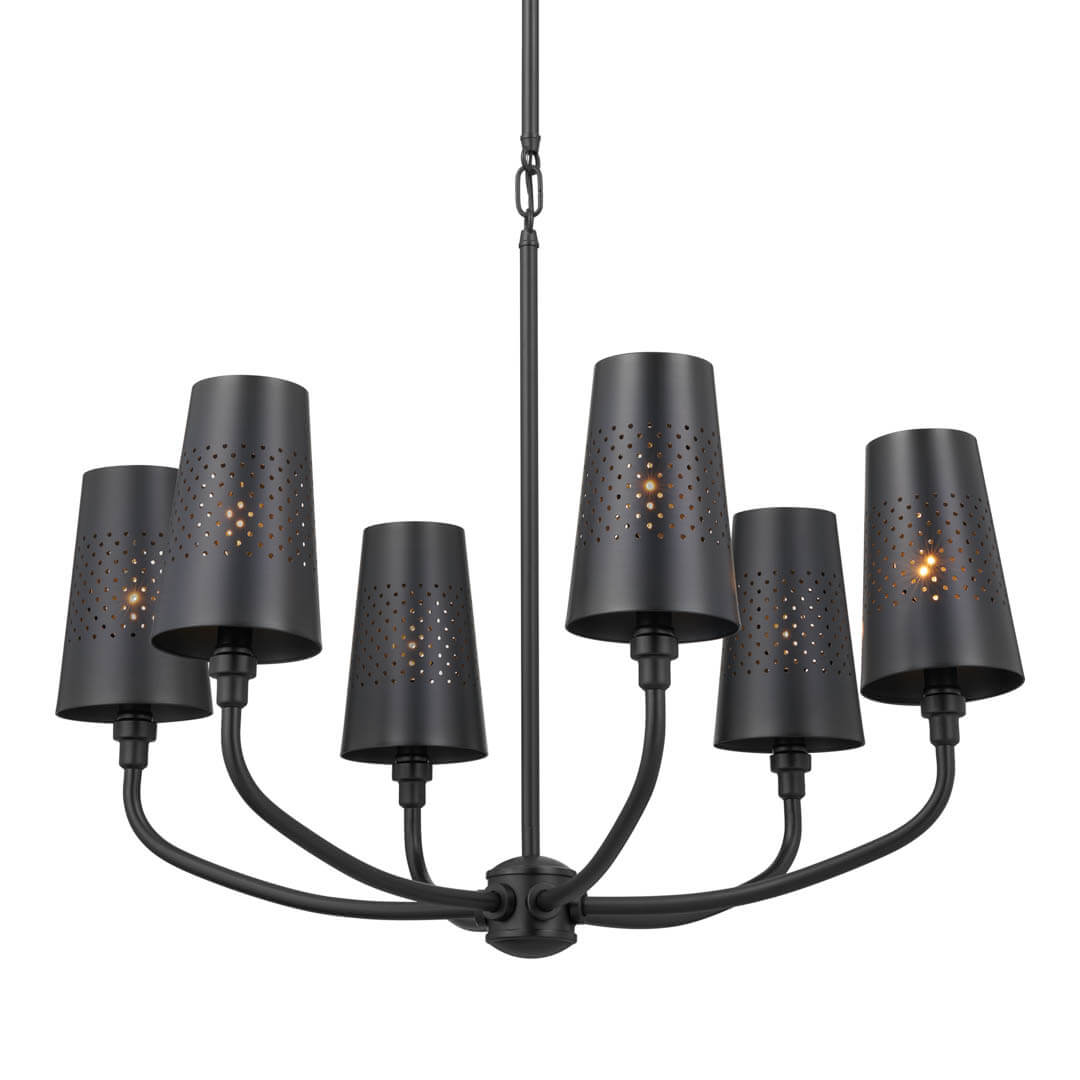 KICHLER-52508BKKICHLER Adeena 52508 26.75" 6-Light Chandelier