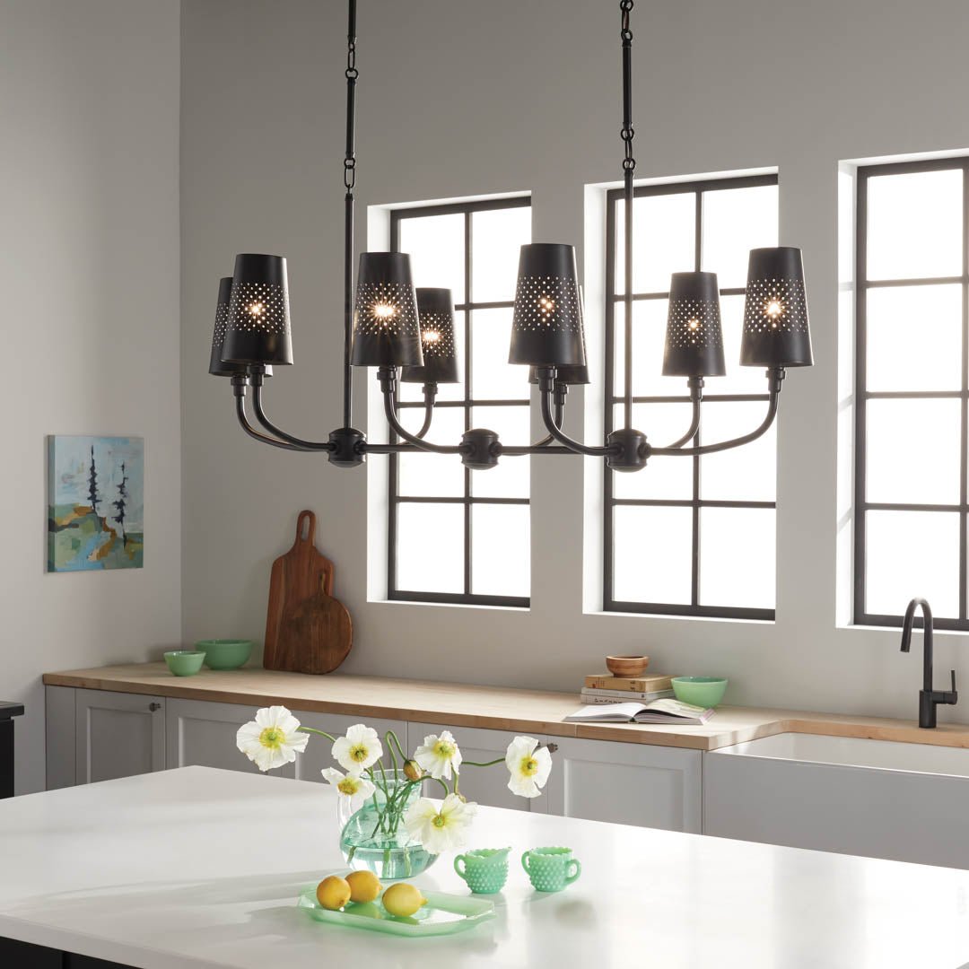 KICHLER-52510CLPKICHLER Adeena 52510 20.75" 8-Light Linear Chandelier